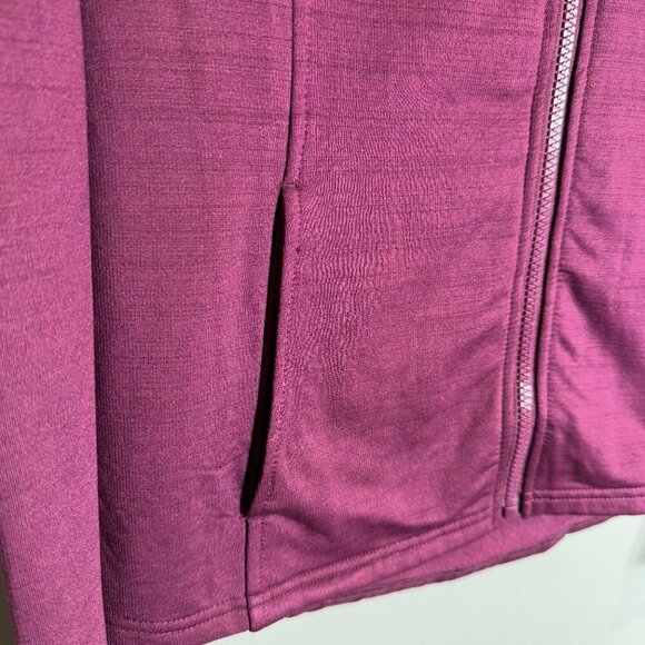 NWT Spyder Active Full Zip Fleece Jacket Womens Medium Purple Soft Shell Outdoor - Picture 8 of 15